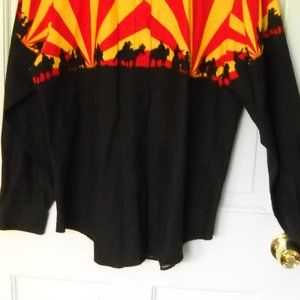 Men's Roper Western Shirt Size L